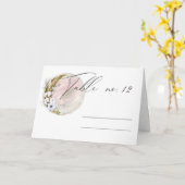 Carte mariage de lune rose vif (Fleur jaune)