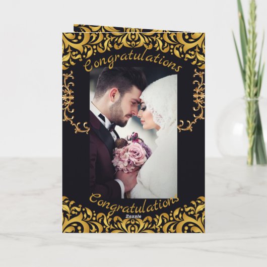 carte mariage de luxe (Dos)