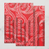 Carte Mariage de mariage | Shadi Invitation Design (Devant / Derrière)