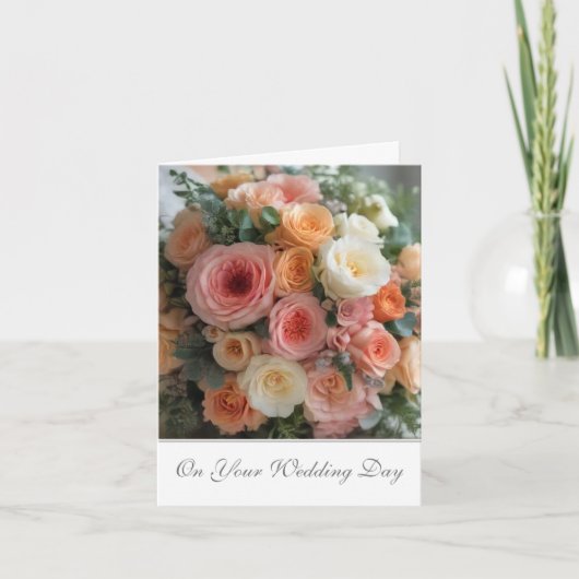 Carte Mariage de mariée (Devant)