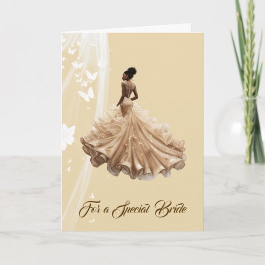 Carte Mariage de mariée (Devant)