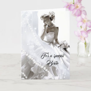 Carte Mariage de mariée