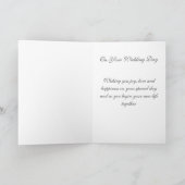 Carte Mariage de mariée (Intérieur)