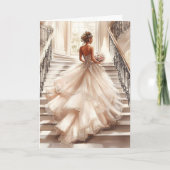 Carte Mariage de mariée (Devant)