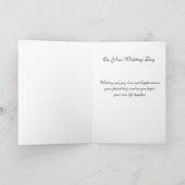 Carte Mariage de mariée (Intérieur)