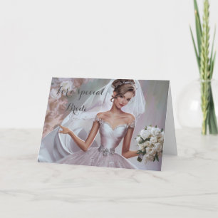 Carte Mariage de mariée