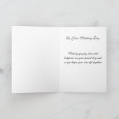 Carte Mariage de mariée (Intérieur)