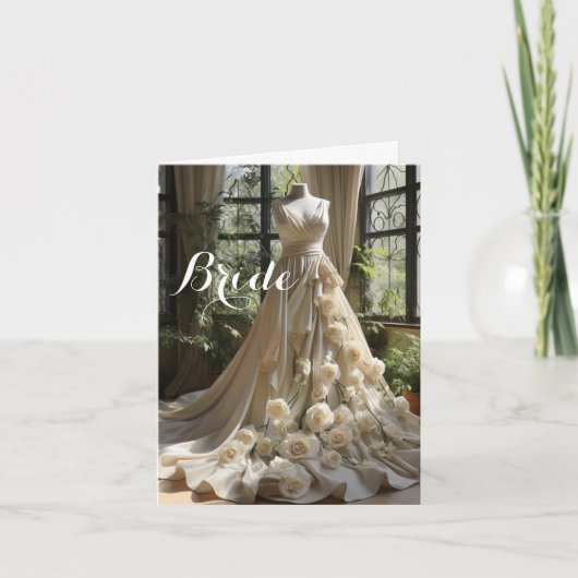 Carte Mariage de mariée (Devant)
