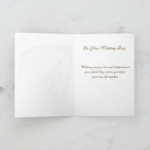 Carte Mariage de mariée (Intérieur)
