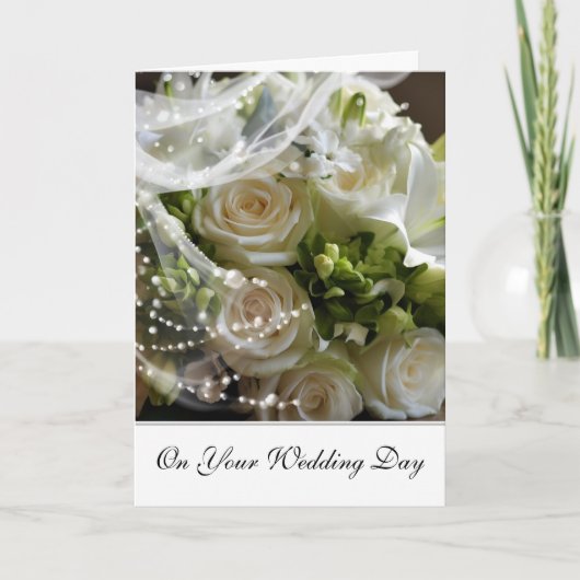 Carte Mariage de mariée (Devant)