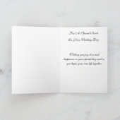 Carte Mariage de mariée (Intérieur)