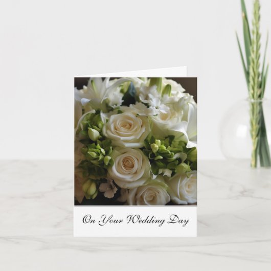 Carte Mariage de mariée (Devant)