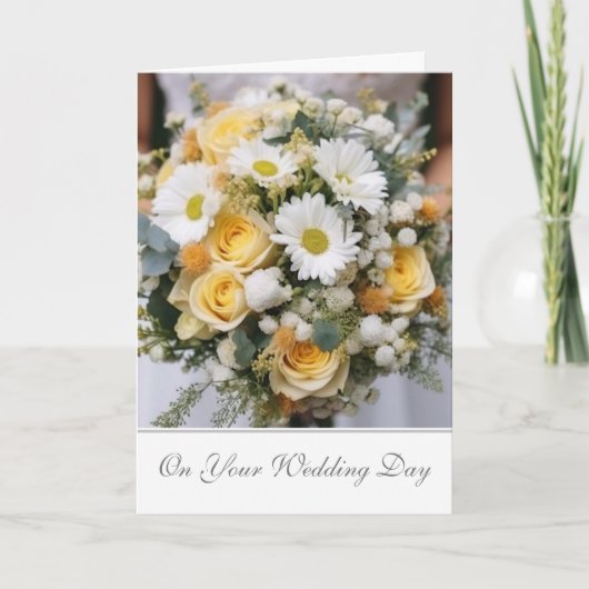 Carte Mariage de mariée (Devant)