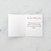 Carte Mariage de mariée (Intérieur)