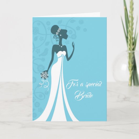 Carte Mariage de mariée (Devant)