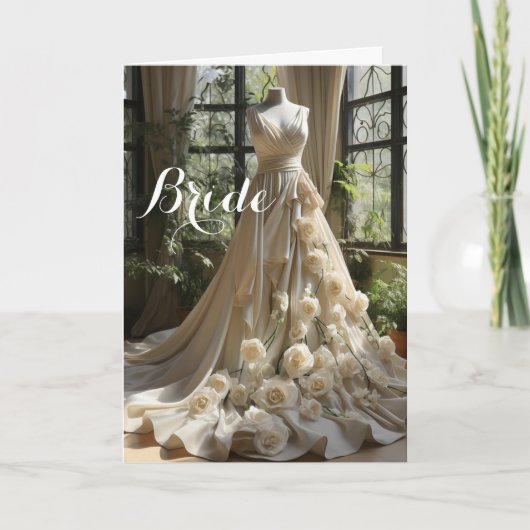 Carte Mariage de mariée (Devant)