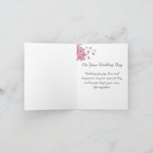 Carte Mariage de mariée (Intérieur)