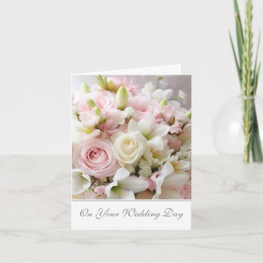 Carte Mariage de mariée (Devant)