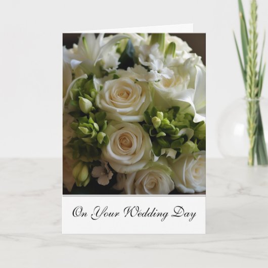 Carte Mariage de mariée (Devant)