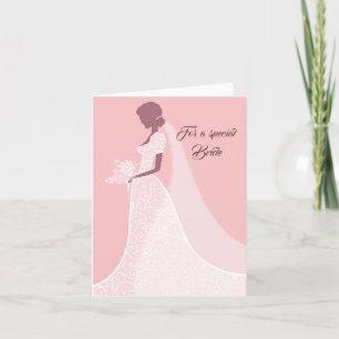 Carte Mariage de mariée