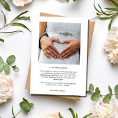 Carte Mariage de Merci photo moderne
