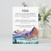 Carte Mariage de montagne (Debout devant)