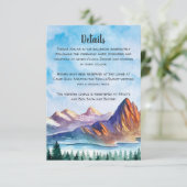 Carte Mariage de montagne (Debout devant)