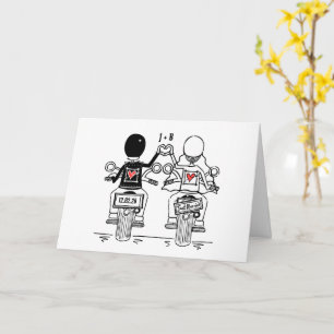 Carte Mariage de motards