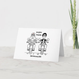 Carte Mariage de motards
