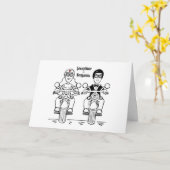 Carte Mariage de moto de motard (Fleur jaune)
