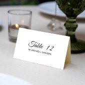 Carte mariage de nom d'invité personnalisée
