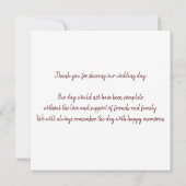 Carte Mariage de Parties scintillant Silver Bokeh Merci (Dos)