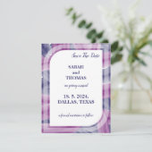 Carte Mariage de peinture acrylique simple élégant (Debout devant)