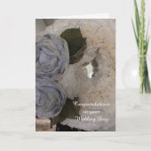 Carte Mariage de Peonies Félicitations (Devant)