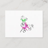 Carte mariage de placement papillon (Dos)