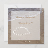 Carte Mariage de plage de destination (Devant)