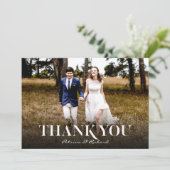 Carte Mariage de police moderne simple photo (Debout devant)