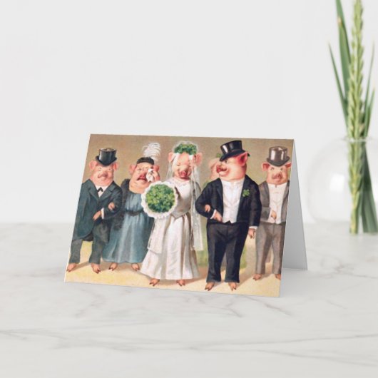 Carte Mariage de porc (Devant)