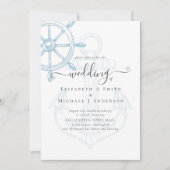 Carte Mariage de roue des navires nautiques (Devant)