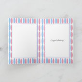 Carte mariage de surf / félicitations anniversaire (Intérieur)