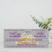 Carte Mariage de thème de film (Debout devant)