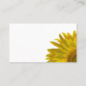 Carte Mariage de tournesol jaune (Dos)