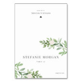 Carte Mariage de verdure et de fleurs blanches (Par défaut)