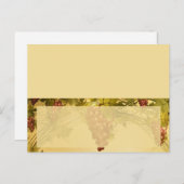 Carte Mariage de vignoble (Devant / Derrière)