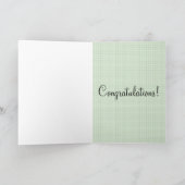 Carte Mariage des années 40 (Intérieur)