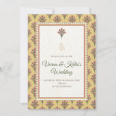 Carte Mariage Desi Digital Indian Wedding invite (Devant)