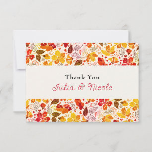 Carte Mariage d'hibiscus tropicaux d'Orange brulé