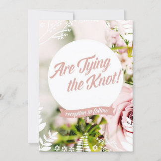 Carte Mariage du jardin de printemps