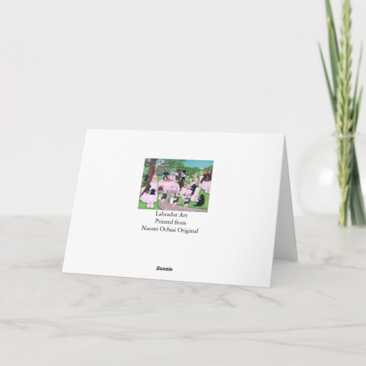 Carte Mariage du Labrador (Dos)