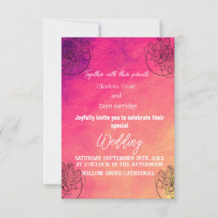 Carte mariage du mariage hindou